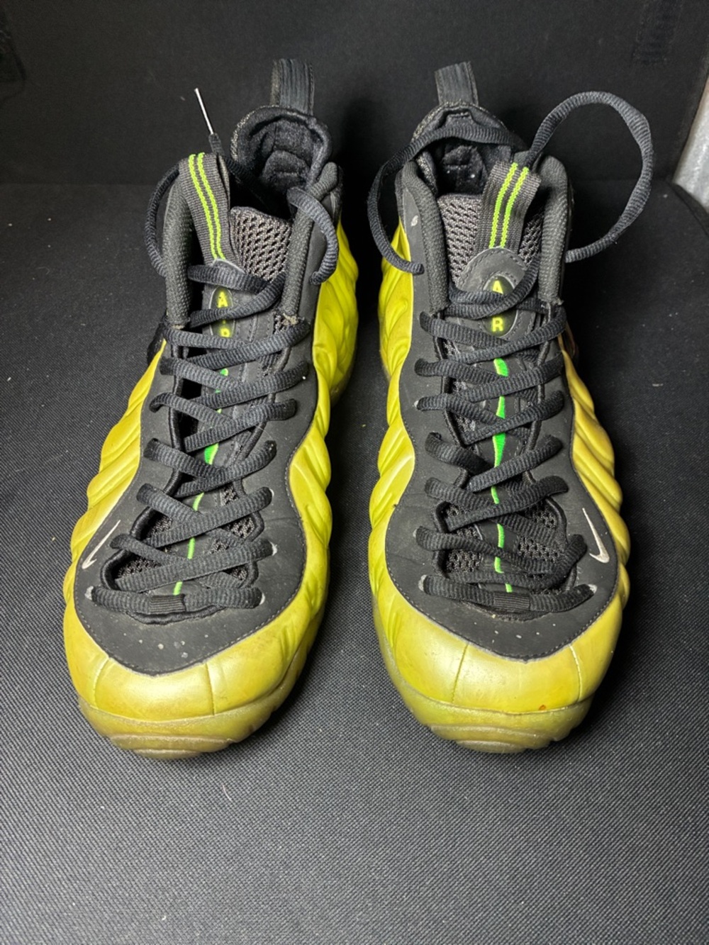 Nike Air Foamposite- pro electric yellow USED SKU 624041-300